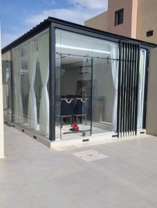 أنواع الزجاج المستخدم في واجهات سكريت